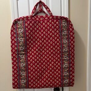 Vera Bradley quilted luggage/travel garment bag in the Red Leaf Pattern